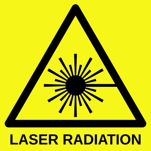 What precautions should be taken during fiber laser?